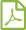 Icon PDF grün